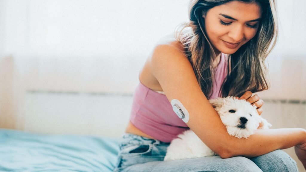 woman with type 1 diabetes